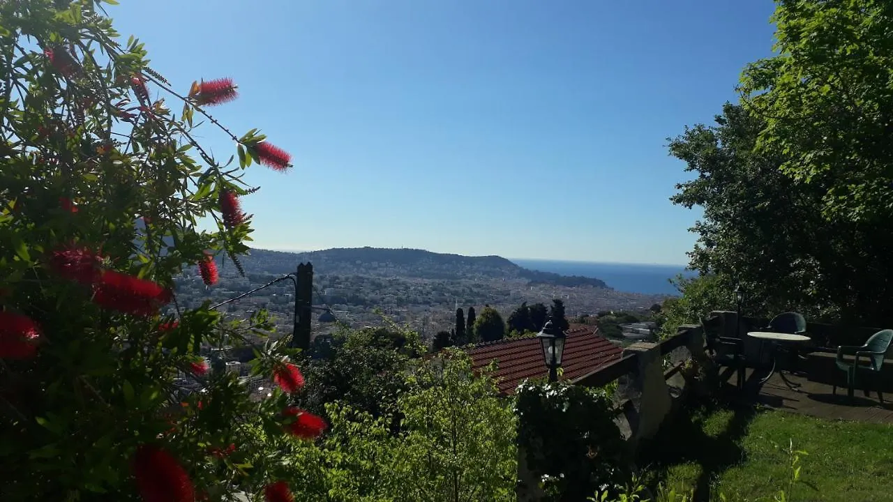 Maison Mitoyenne 68M², 2 Pieces + Veranda, Jardin 100M² Avec Pergola, Vue Mer Nice